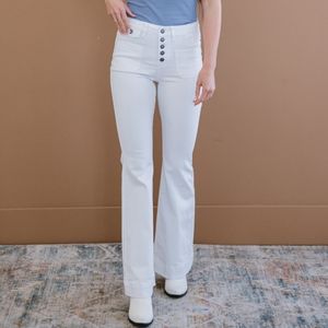 Judy Blue From the Beginning Button Fly Flare Jeans